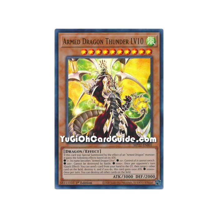 Armed Dragon Thunder LV10 Ultra Rare