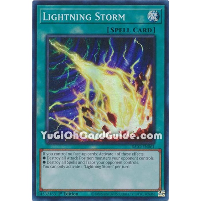 Lightning Storm Prismatic Ultimate Rare