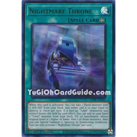 Nightmare Throne Ultra Rare