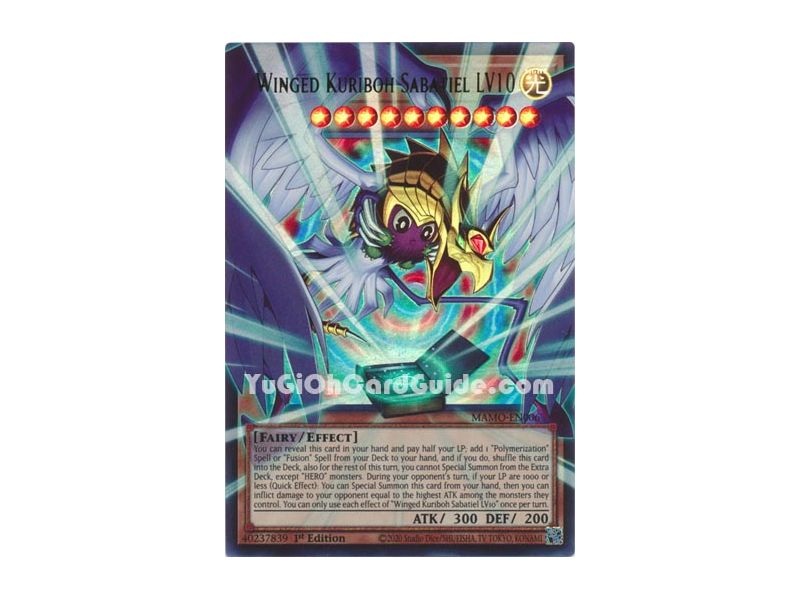 Winged Kuriboh Sabatiel LV10
