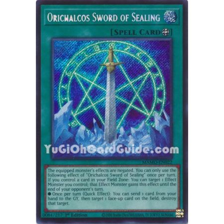 Orichalcos Sword of Sealing
