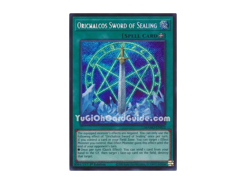 Orichalcos Sword of Sealing