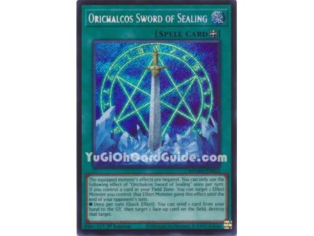 Orichalcos Sword of Sealing