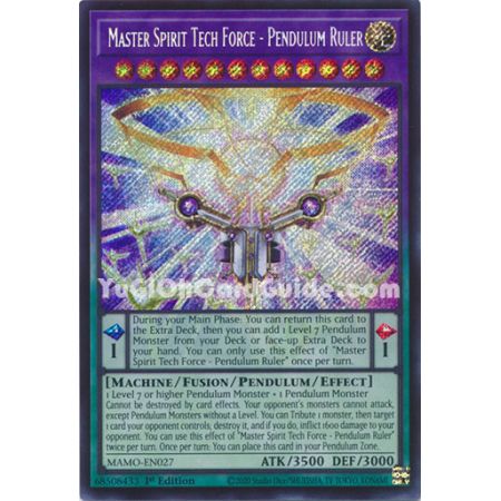 Master Spirit Tech Force - Pendulum Ruler