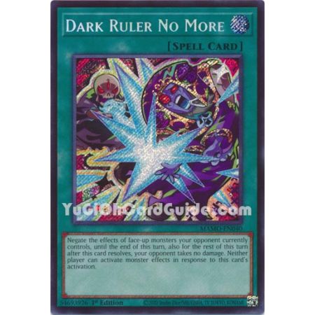 Dark Ruler No More