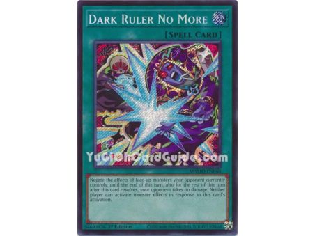 Dark Ruler No More