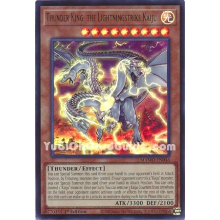 Thunder King, the Lightningstrike Kaiju