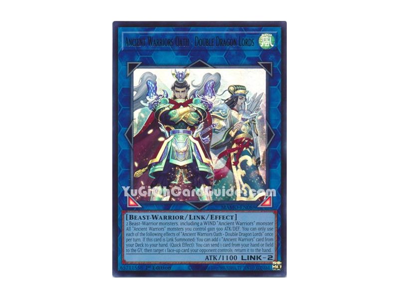 Ancient Warriors Oath - Double Dragon Lords