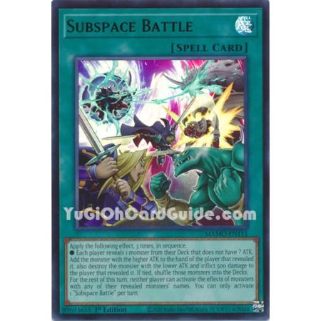 Subspace Battle