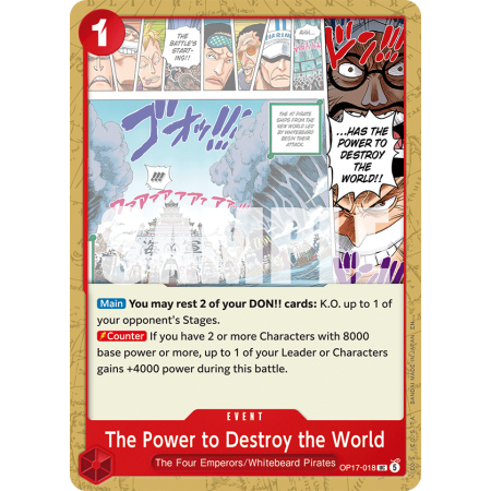 The Power to Destroy the World UC