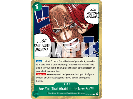 Are You That Afraid of the New Era?!! R