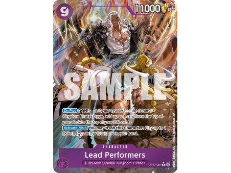 Lead Performers R P1
