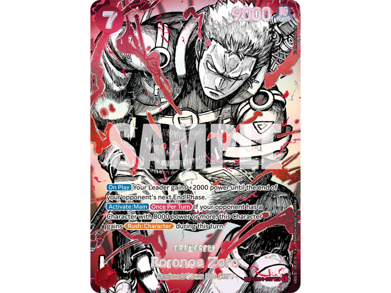 Roronoa Zoro SP CARD P2