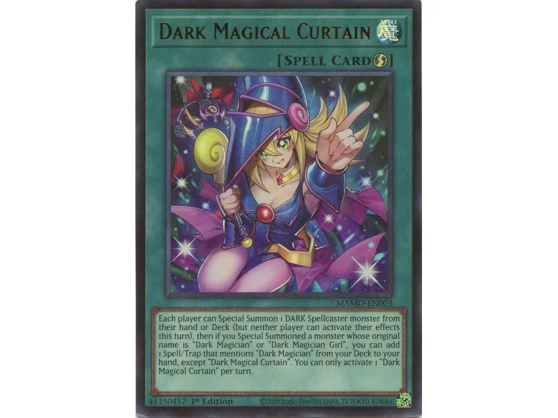 Dark Magical Curtain MAMO-003 | Magnificent Monsters | ProCards México