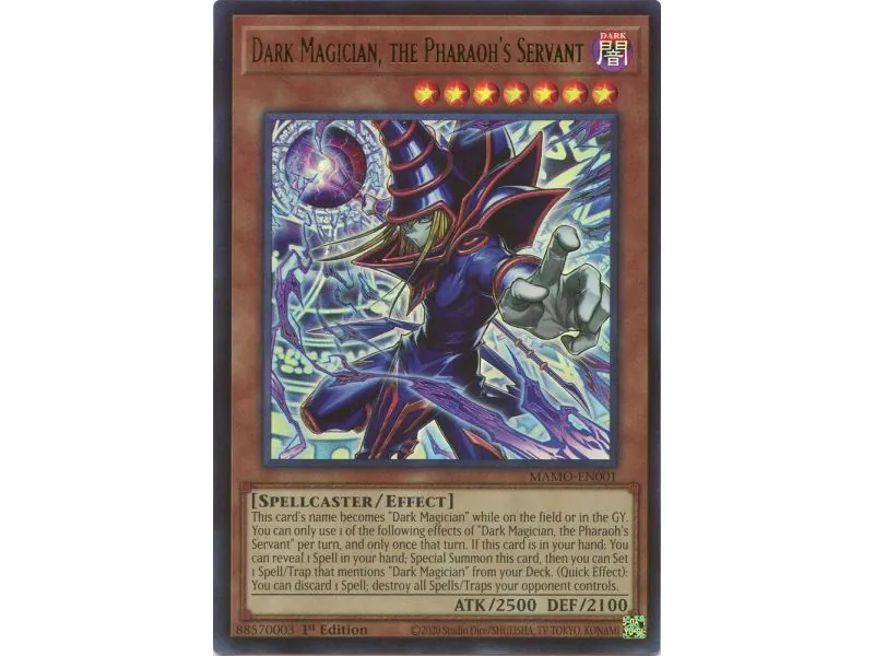 Dark Magician, the Pharaoh's Servant MAMO-001 | Magnificent Monsters | ProCards México