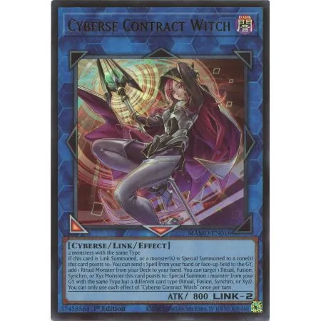 Cyberse Contract Witch MAMO-018 | Magnificent Monsters | ProCards México