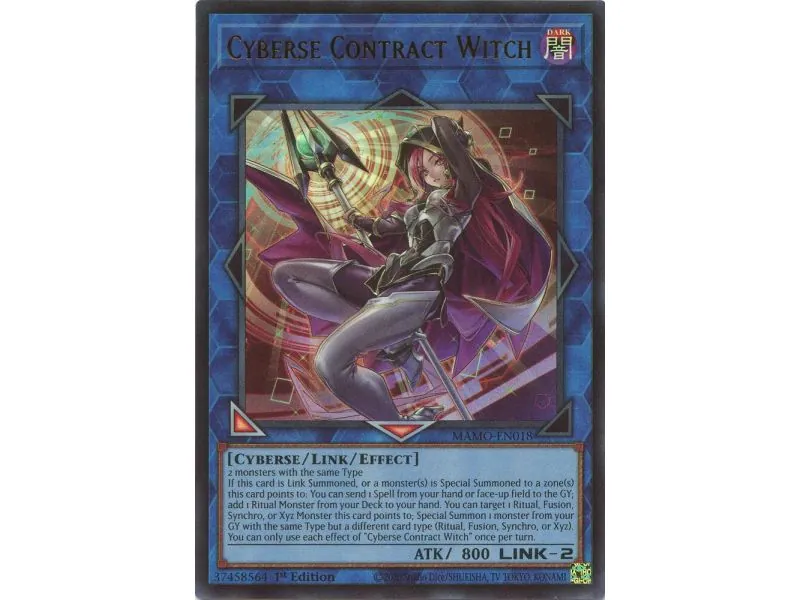 Cyberse Contract Witch MAMO-018 | Magnificent Monsters | ProCards México