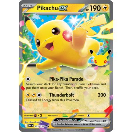 Pikachu ex (Double Rare)