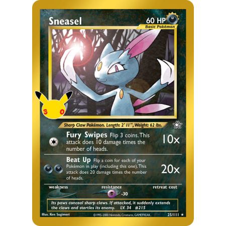 Sneasel (Rare) - Classic Collection