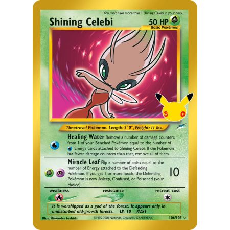 Shining Celebi (Rare Shining) - Classic Collection