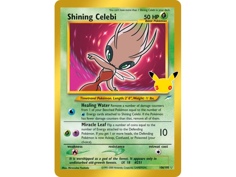 Shining Celebi (Rare Shining) - Classic Collection