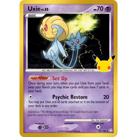 Uxie (Rare) - Classic Collection