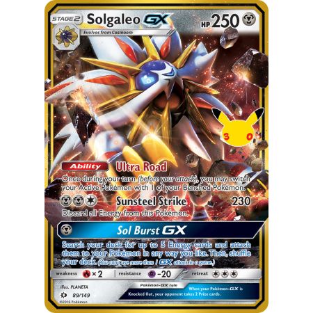 Solgaleo-GX (Rare Holo GX) - Classic Collection
