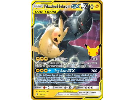 Pikachu & Zekrom-GX (Rare Holo GX) - Classic Collection