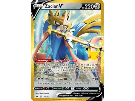 Zacian V (Holo Rare V) - Classic Collection