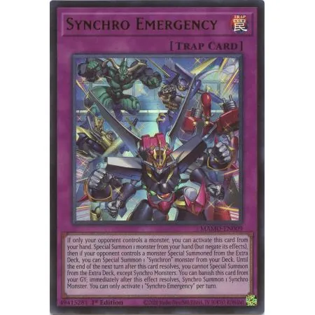 Synchro Emergency MAMO-009 | Magnificent Monsters | ProCards México