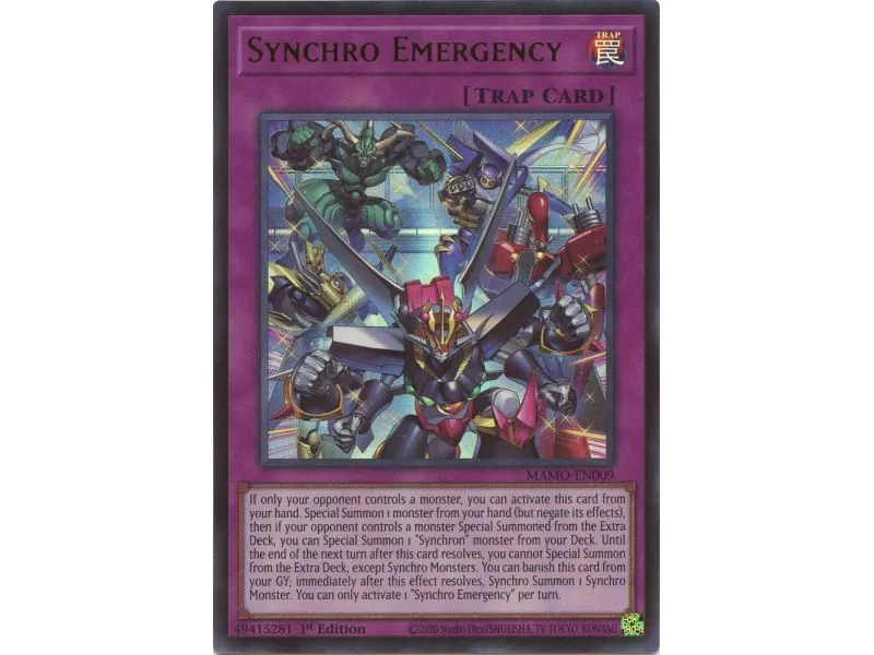 Synchro Emergency MAMO-009 | Magnificent Monsters | ProCards México