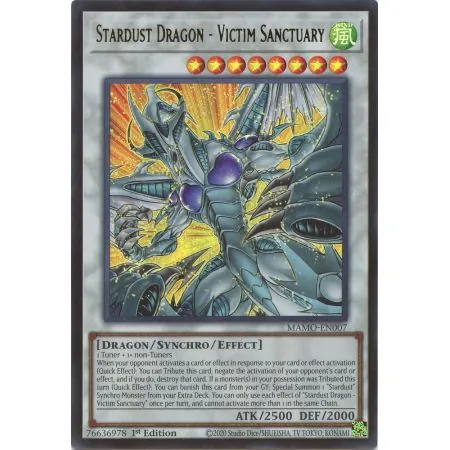 Stardust Dragon - Victim Sanctuary MAMO-007 | Magnificent Monsters | ProCards México