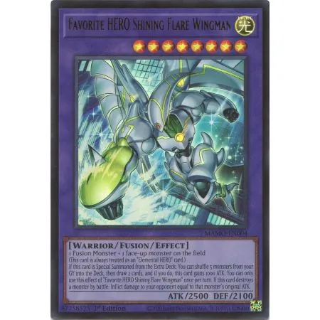 Favorite HERO Shining Flare Wingman MAMO-004 | Magnificent Monsters | ProCards México