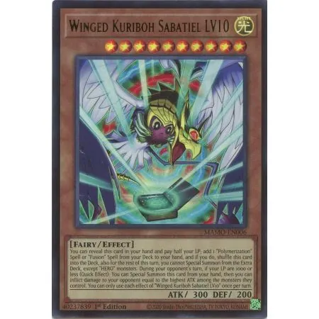 Winged Kuriboh Sabatiel LV10 MAMO-006 | Magnificent Monsters | ProCards México