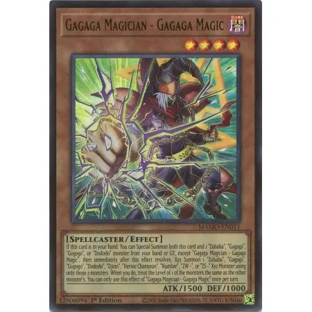 Gagaga Magician - Gagaga Magic MAMO-011 | Magnificent Monsters | ProCards México