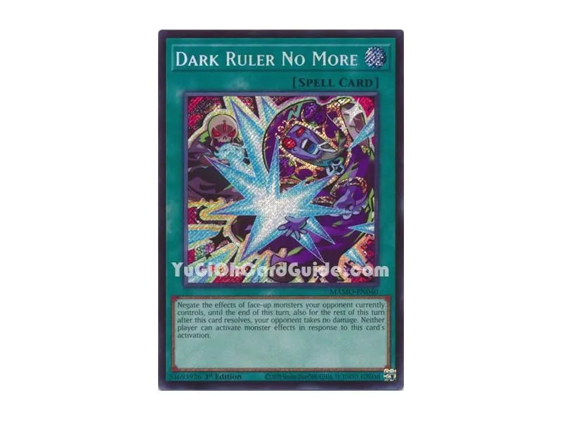 Dark Ruler No More