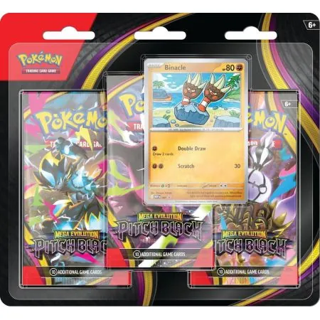 ME05 Pitch Black 3-Pack Blister