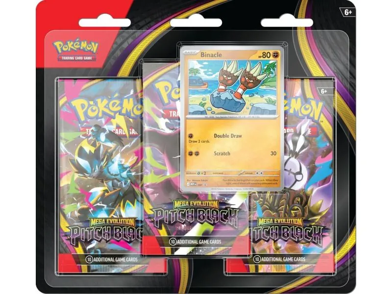 ME05 Pitch Black 3-Pack Blister