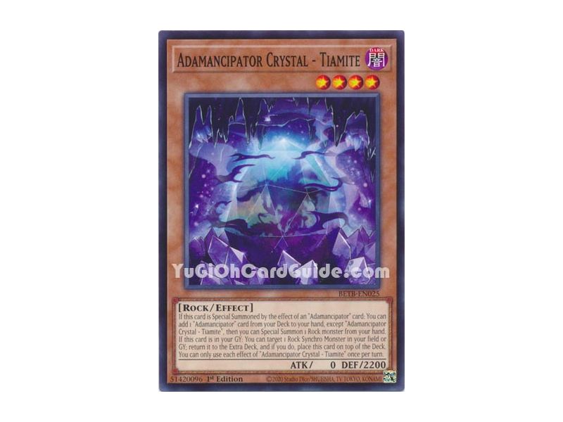 Adamancipator Crystal - Tiamite