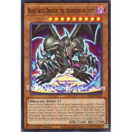 Black Skull Dragon, the Archfiend of Unity