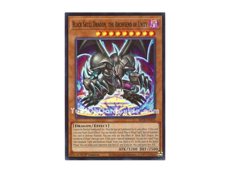 Black Skull Dragon, the Archfiend of Unity