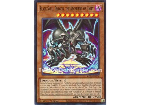 Black Skull Dragon, the Archfiend of Unity