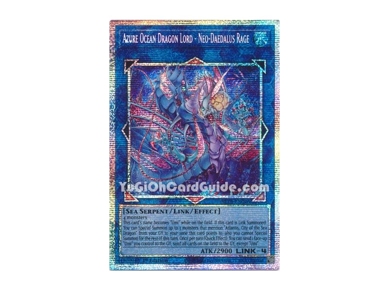 Azure Ocean Dragon Lord - Neo-Daedalus Rage