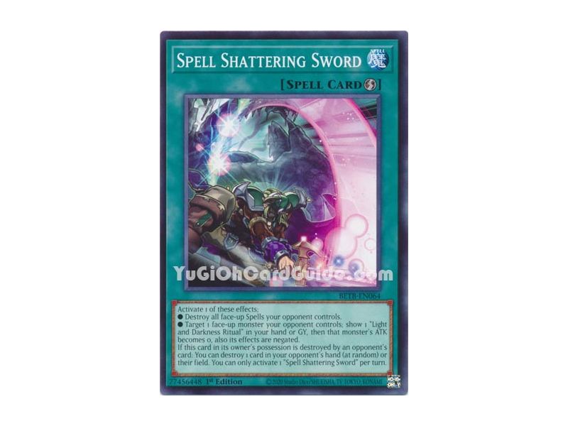 Spell Shattering Sword