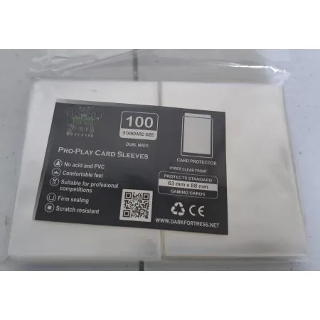 Micas DARK FORTRESS Standard DUAL C/100 Color Transparente