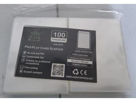 Micas DARK FORTRESS Standard DUAL C/100 Color Transparente