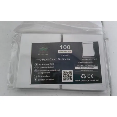 Micas DARK FORTRESS Standard DUAL C/100 Color Blanco