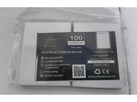 Micas DARK FORTRESS Standard DUAL C/100 Color Blanco