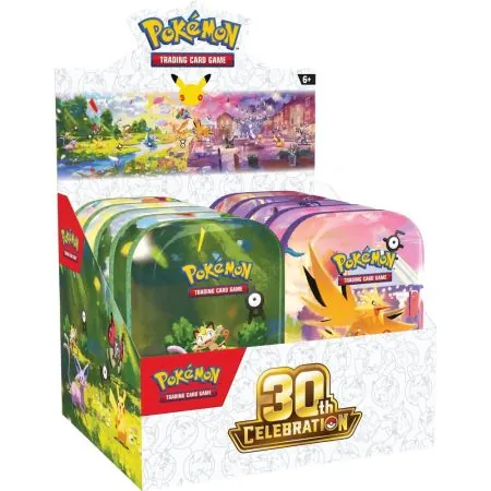 ME 30th Celebration Mini Tin Display