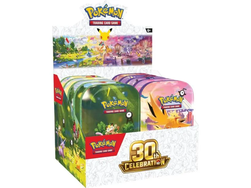 ME 30th Celebration Mini Tin Display